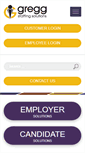 Mobile Screenshot of greggstaffing.com